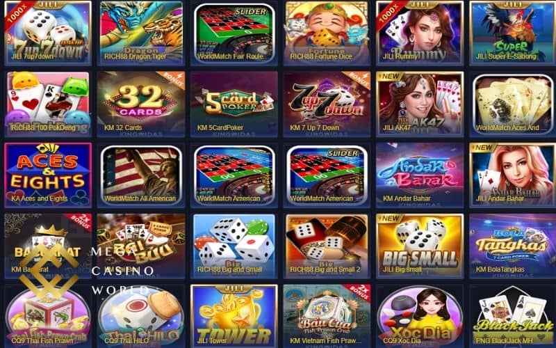 MCW cung cấp đầy đủ tựa game bài từ truyền thống đến hiện đại